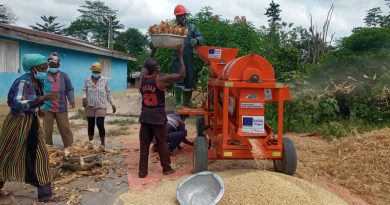 Menewenyo women’s group benefits from ReDIAL’s threshing services
